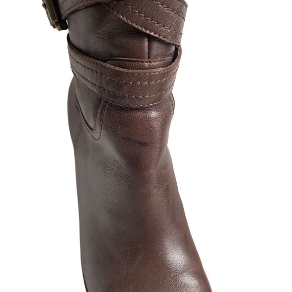 A.N.A. A New Approach Womens Selena Leather Boots Brown Knee High Size 10M - Picture 8 of 10